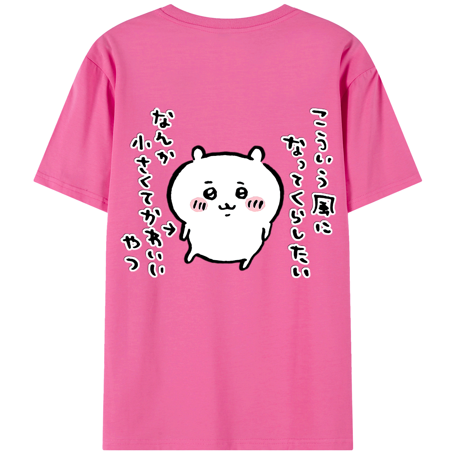 （画像用） ちいかわ ちいかわ Chii-kawa chiikawa レディース半袖Tシャツ(バックプリント)
